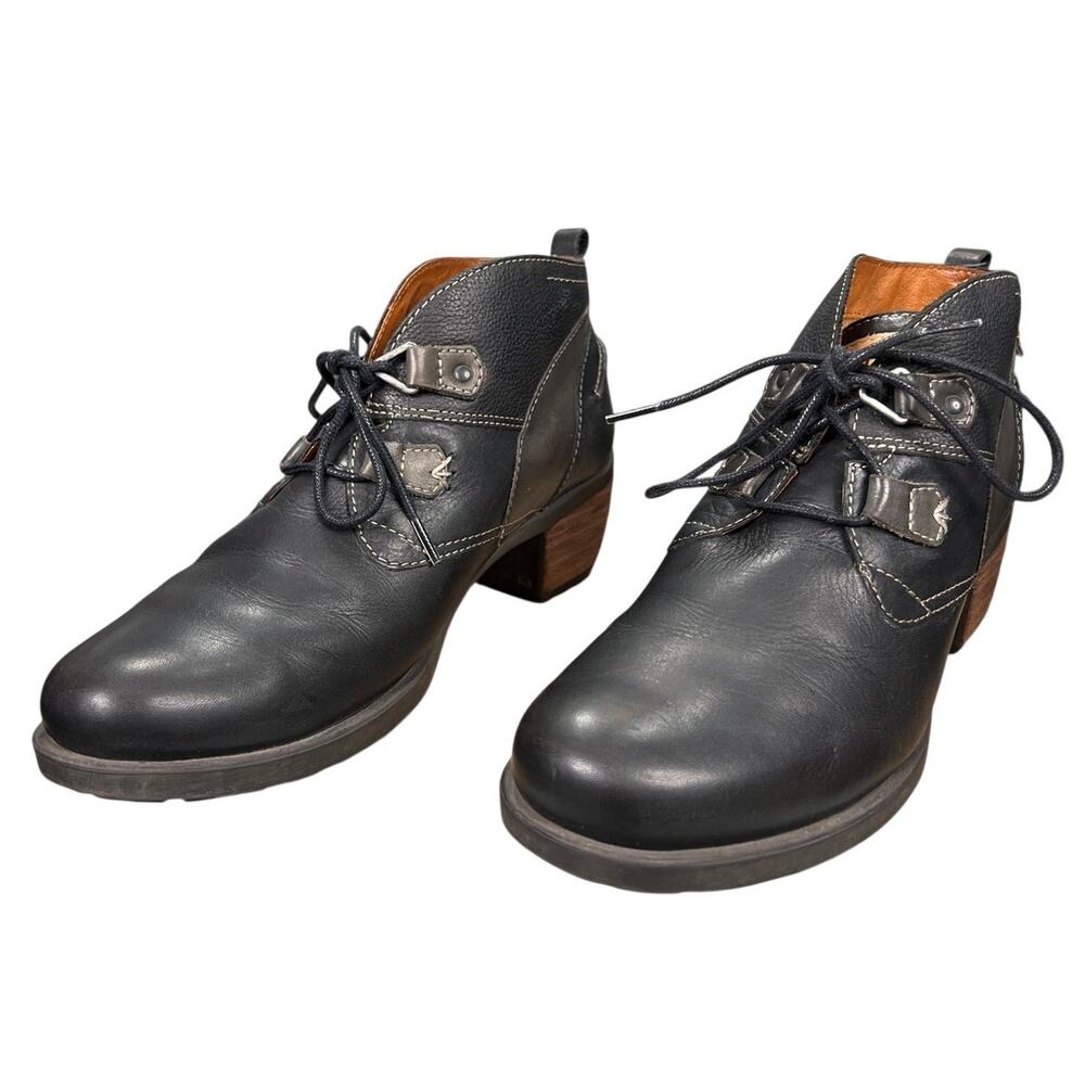 Pikolinos Women’s Le Mans Black Leather Ankle Boot Size 38 US 7.5/8 - Picture 6 of 11